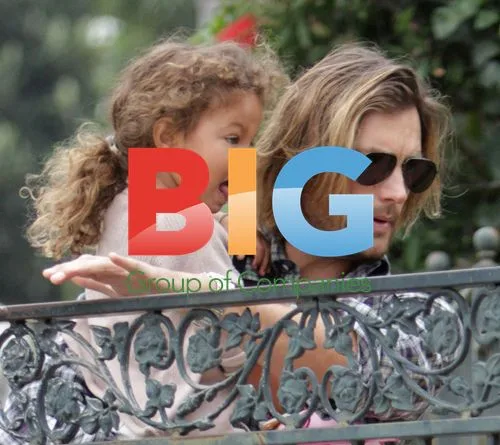 Gabriel Aubry with Nahla in LA