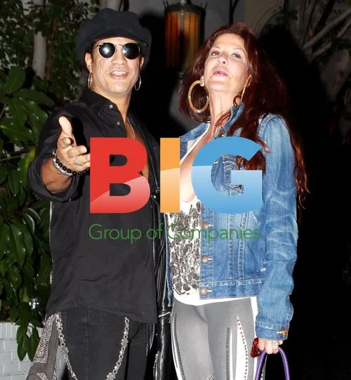 Slash and Perla Ferrar at Chateau Marmont