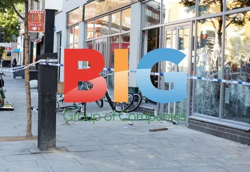 Shops After Rioting in Camden, London