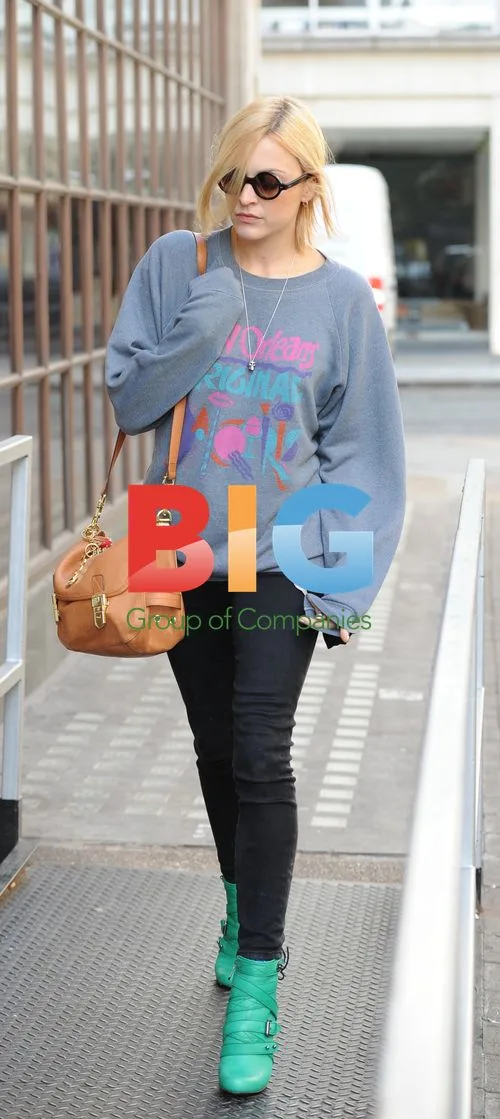 Fearne Cotton arrives at BBC Radio One