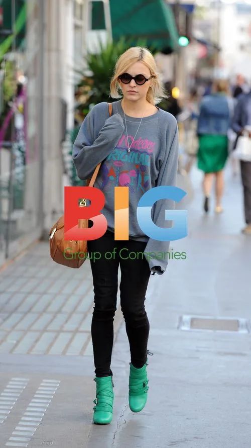 Fearne Cotton Arrives at Radio One