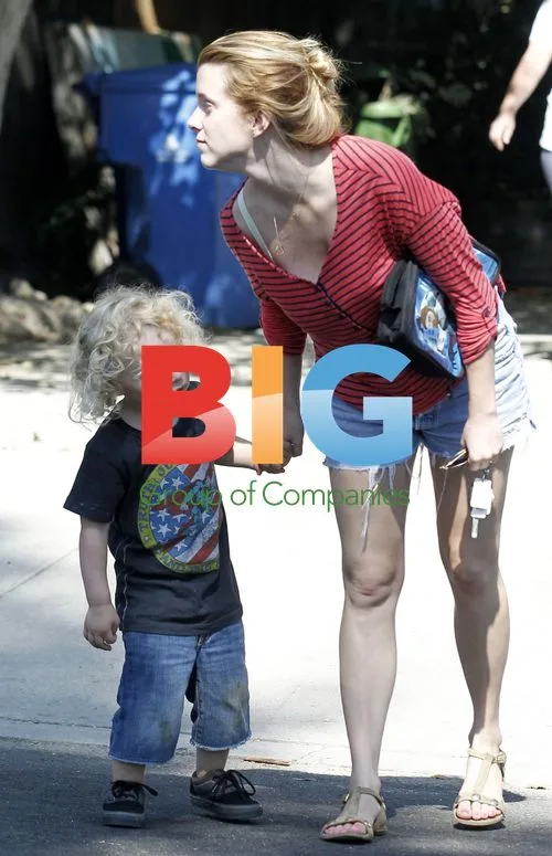 Bronx Wentz with Nanny in LA