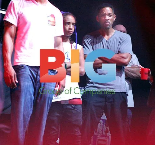 Will & Jaden Smith at Nas & Damian Marley Concert