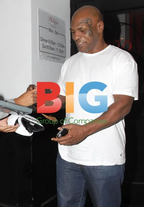 Mike Tyson Dining at Philippe Chow