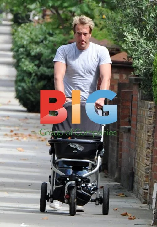 Ben Fogle Takes Baby Daughter on Stroll