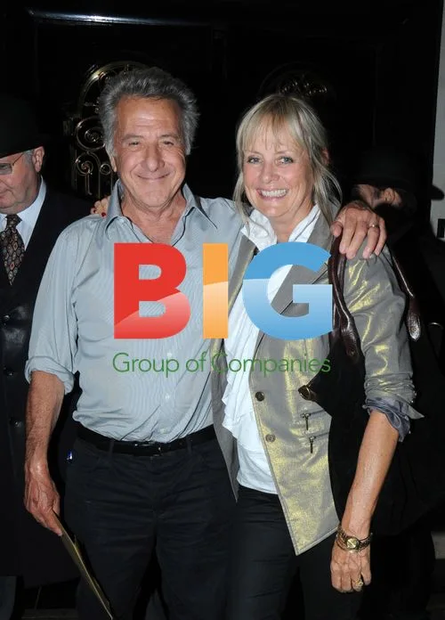 Dustin Hoffman and Twiggy at Scotts in London
