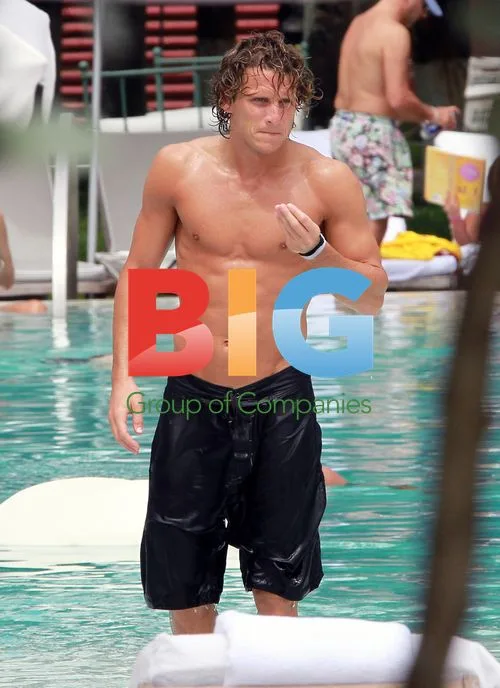 Diego Forlan Vacation in Miami
