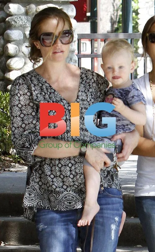 Rebecca Gayheart and Daughter at Park