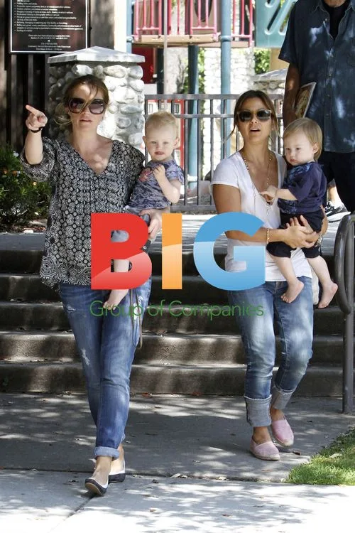 Rebecca Gayheart and Daughter at Park