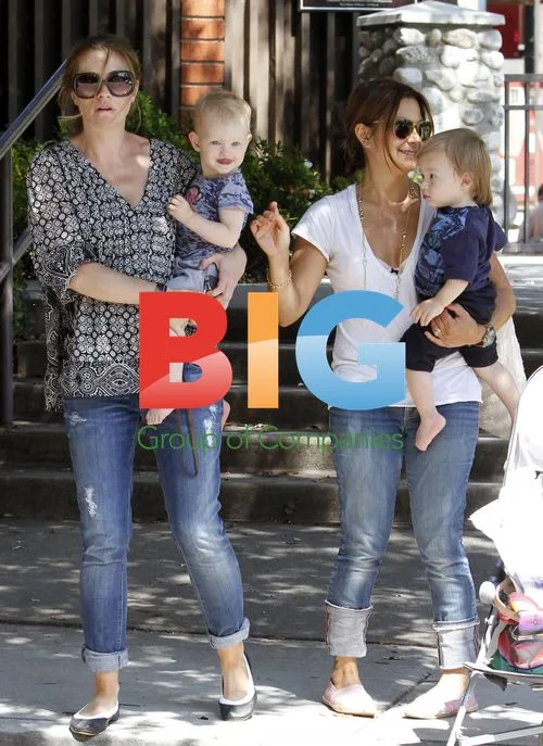 Rebecca Gayheart and Daughter at Coldwater Park