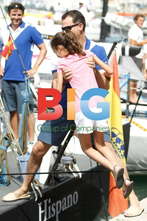 Spanish Royal Family at Sailing Cup