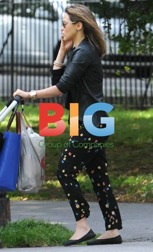 Rachel Stevens Walks Baby in London