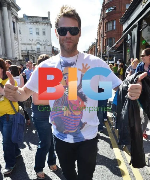 Brian McFadden and Vogue Williams at Gay Rights Rally