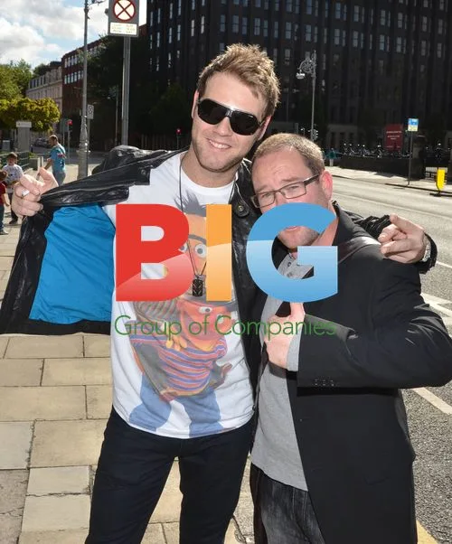Brian McFadden and Vogue Williams at 'Get Equal' protest