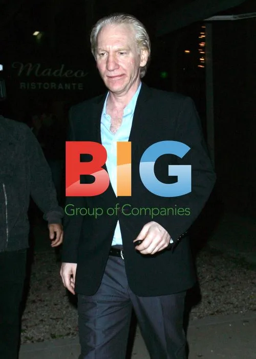 Bill Maher Dining in West Hollywood