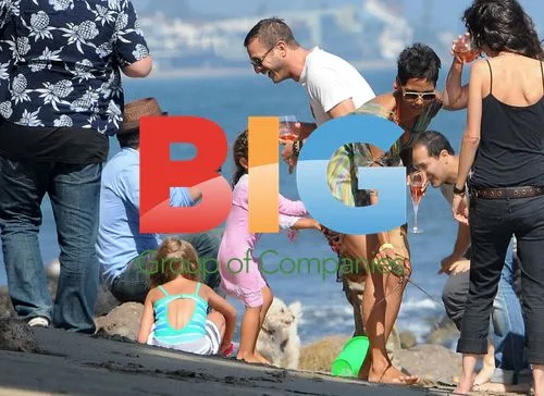 Halle Berry Celebrates 45th Birthday at Malibu Beach