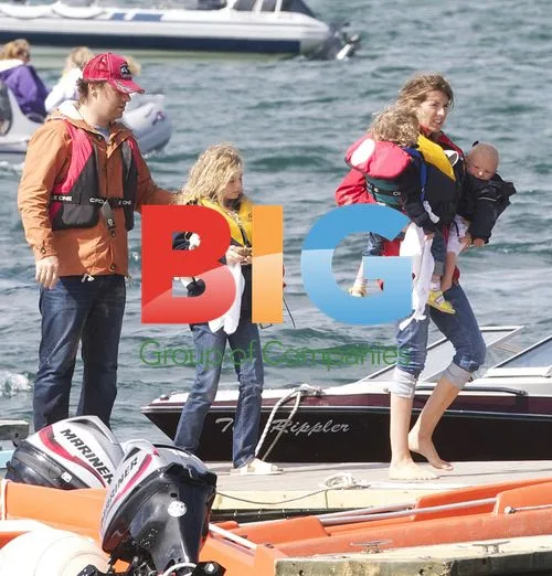 Jamie Oliver and family on holiday