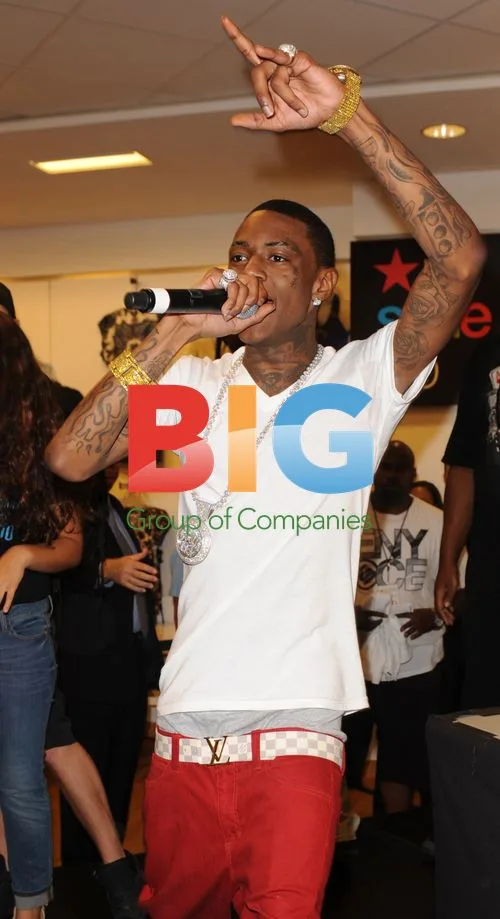 Soulja Boy performing at Macy's concert tour