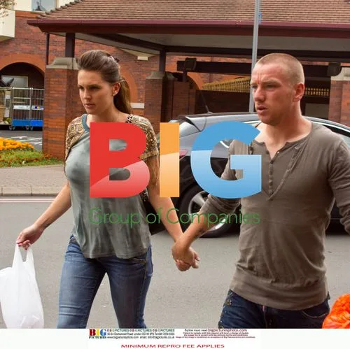 Danielle Lloyd and Jamie O'Hara leave hospital after visiting son