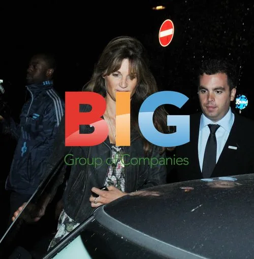 Jemima Khan Leaves Nobu in London