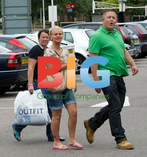 Kerry Katona Seen at Nando's and Beauty Salon