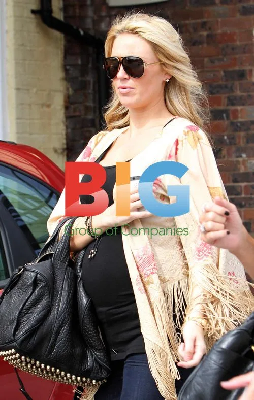 Alex Gerrard Leaving Cafe in Liverpool