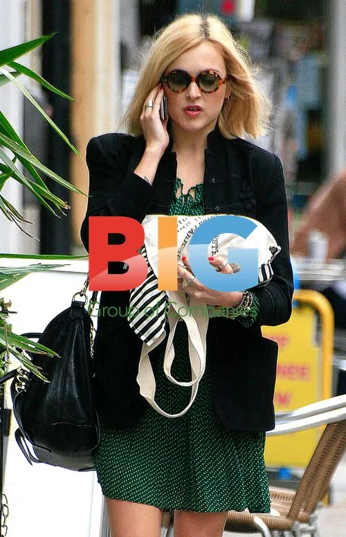 Fearne Cotton Arriving at BBC Radio One
