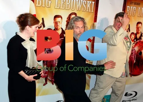 T Bone Burnett, Julianne Moore, Jeff Bridges & John Goodman at The Big Lebowski Launch