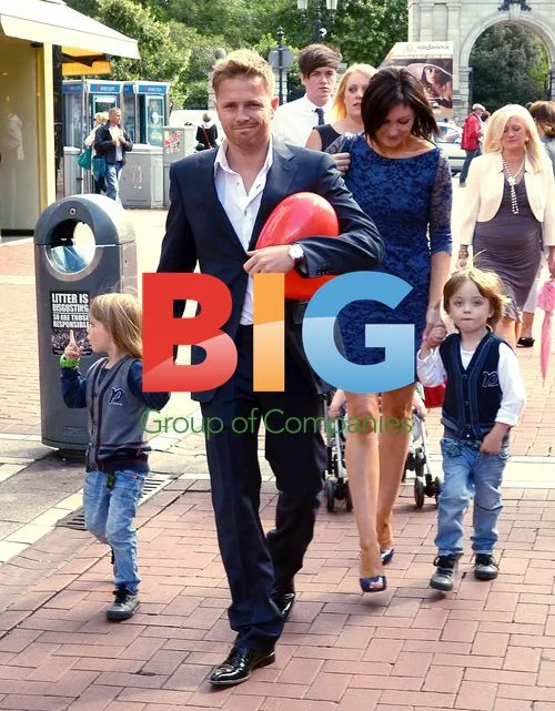 Westlife's Nicky Byrne with Family in Dublin