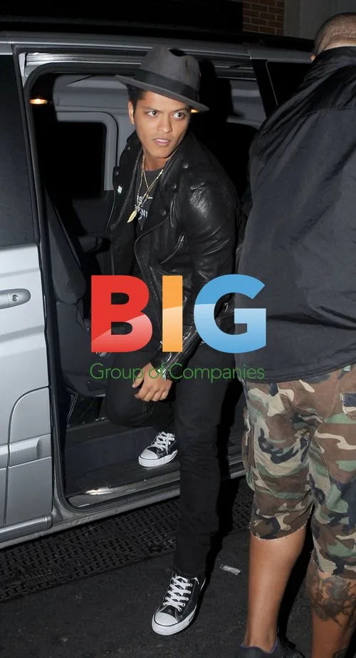 Bruno Mars Arriving at After Party