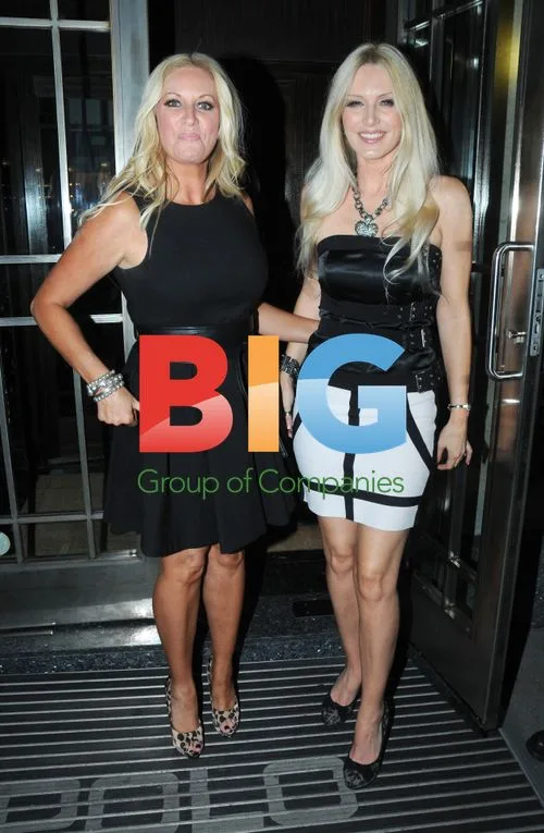 Sarah Bosnich and Emma Noble Outside Westbury Hotel