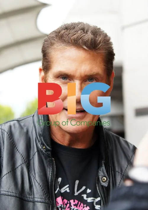 David Hasselhoff with Daughters in London