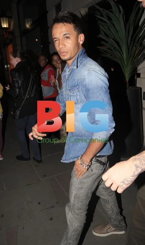 Aston from JLS Night Out with Friend