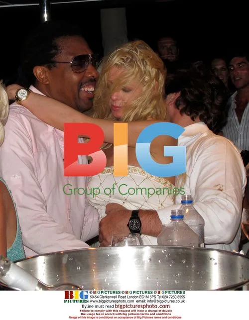Jeffery Dread, Tara Reid at Denise Rich Party