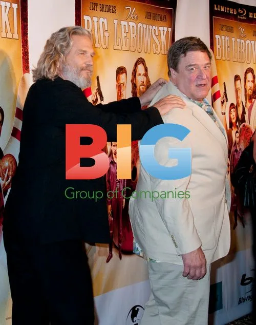 Jeff Bridges and John Goodman at "The Big Lebowski" Event