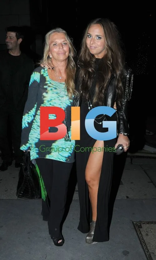 Chloe Green and mum at Playboy Club party