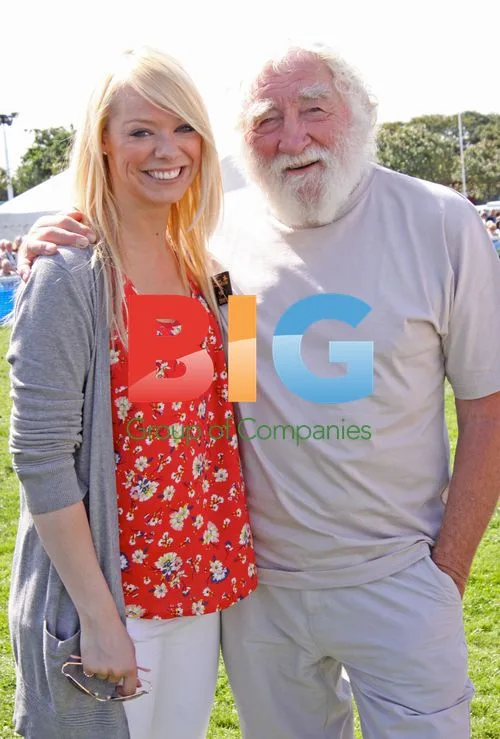 Liz McClarnon and David Bellamy at Southport Flower Show