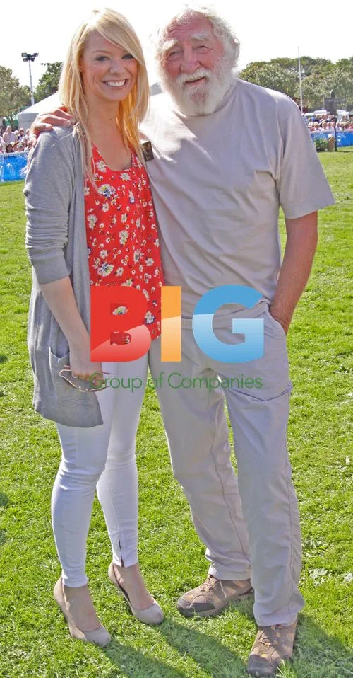 Liz McClarnon and David Bellamy at Southport Flower Show