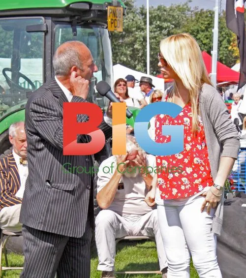 Liz McClarnon and David Bellamy at Southport Flower Show
