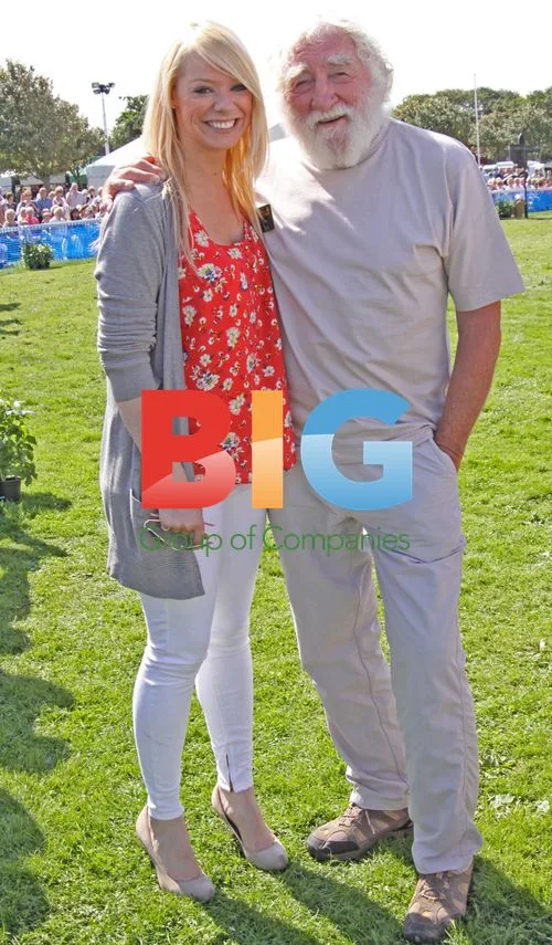 Liz McClarnon and David Bellamy at Southport Flower Show