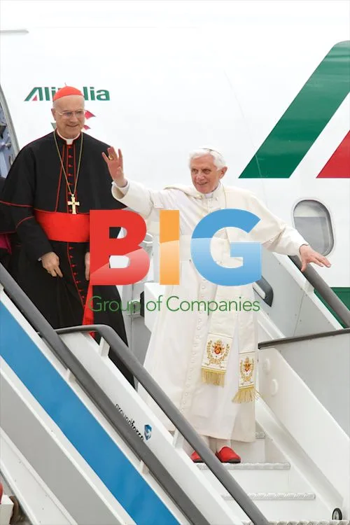 Pope Benedict XVI Arrives in Spain