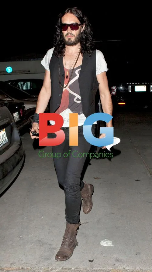 Russell Brand Performs Comedy Show
