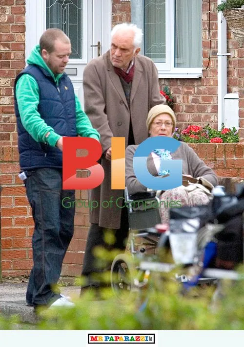 Gemma Arterton, Vanessa Redgrave, Christopher Eccleston and Terence Stamp on 'A Song for Marion' set