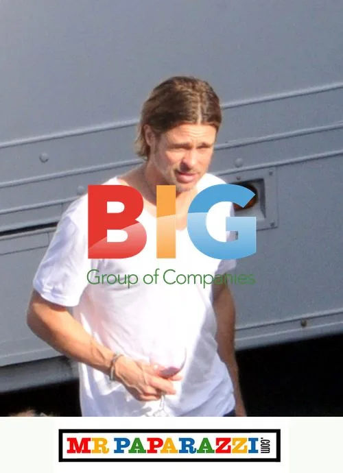 Brad Pitt on World War Z Set