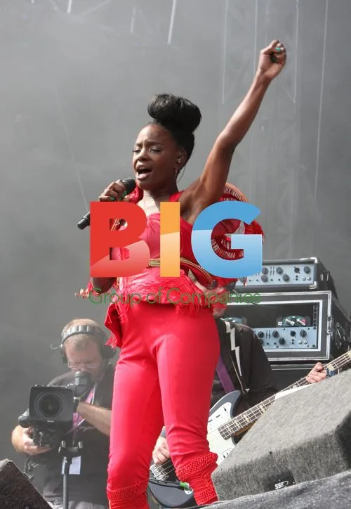 Noisettes Perform at V Festival