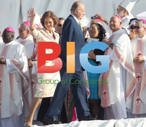Pope Benedict XVI and Spanish Royals at World Youth Day