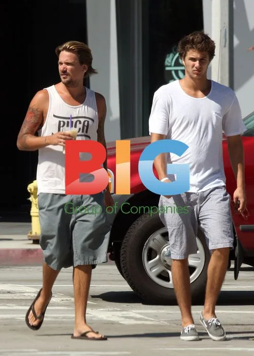 Rod Stewart Family Outing in LA