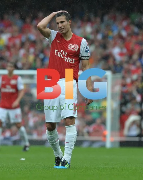 Robin Van Persie During Arsenal vs Liverpool Match