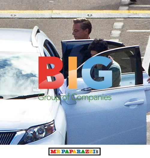 DiCaprio and Maguire on Set in Sydney