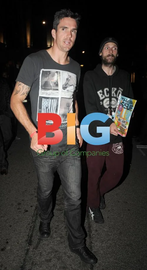 Kevin Pietersen Leaving Mahiki in London